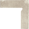 Scandiano Beige Цоколь правый структурный 2-х элем. 30х8,1