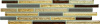 Бордюр настенный Venatello Brown mosaic 372x98 мм