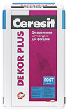 Ceresit Dekor Plus декоративная штукатурка для фасадов