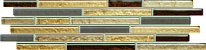 Бордюр настенный Venatello Brown mosaic 372x98 мм