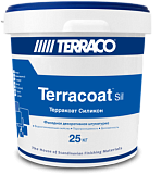 Terraco Terracoat Standart Silicone Фасадная  декоративная штукатурка со средней текстурой "Шагрень"