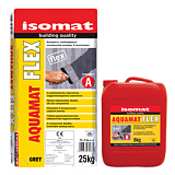 Isomat Aquamat-Flex двухкомпонентная гибкая полимерцементная обмазочная гидроизоляция