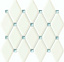 Настенная мозаика Abisso White 298x270 мм