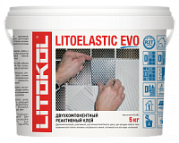 Litokol Litoelastic EVO (A) + (B) двухкомпонентный эпоксидно-полиуретановый клей для плитки